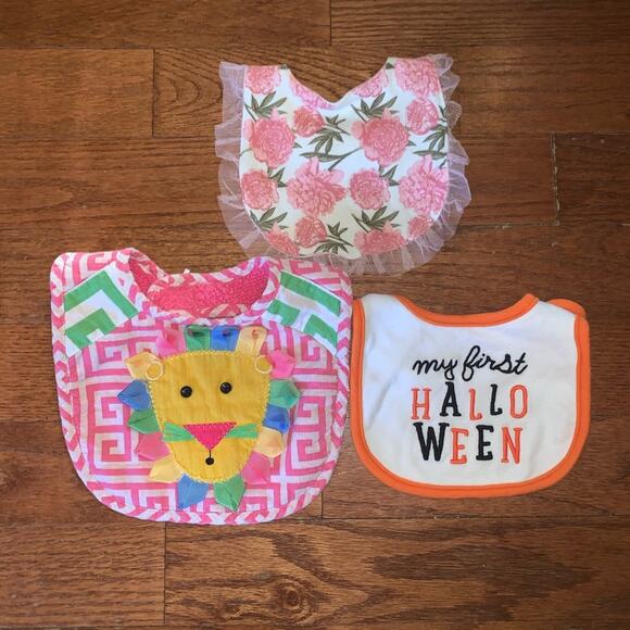 Baby Bib lot - mud pie Taggies My First Halloween - Picture 1 of 7